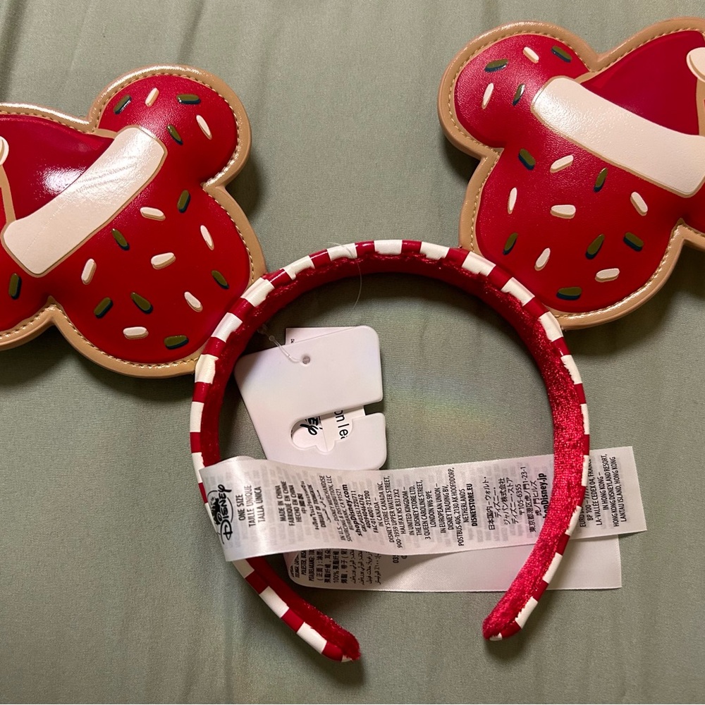 Disney parks Christmas cookie holiday Headband ears